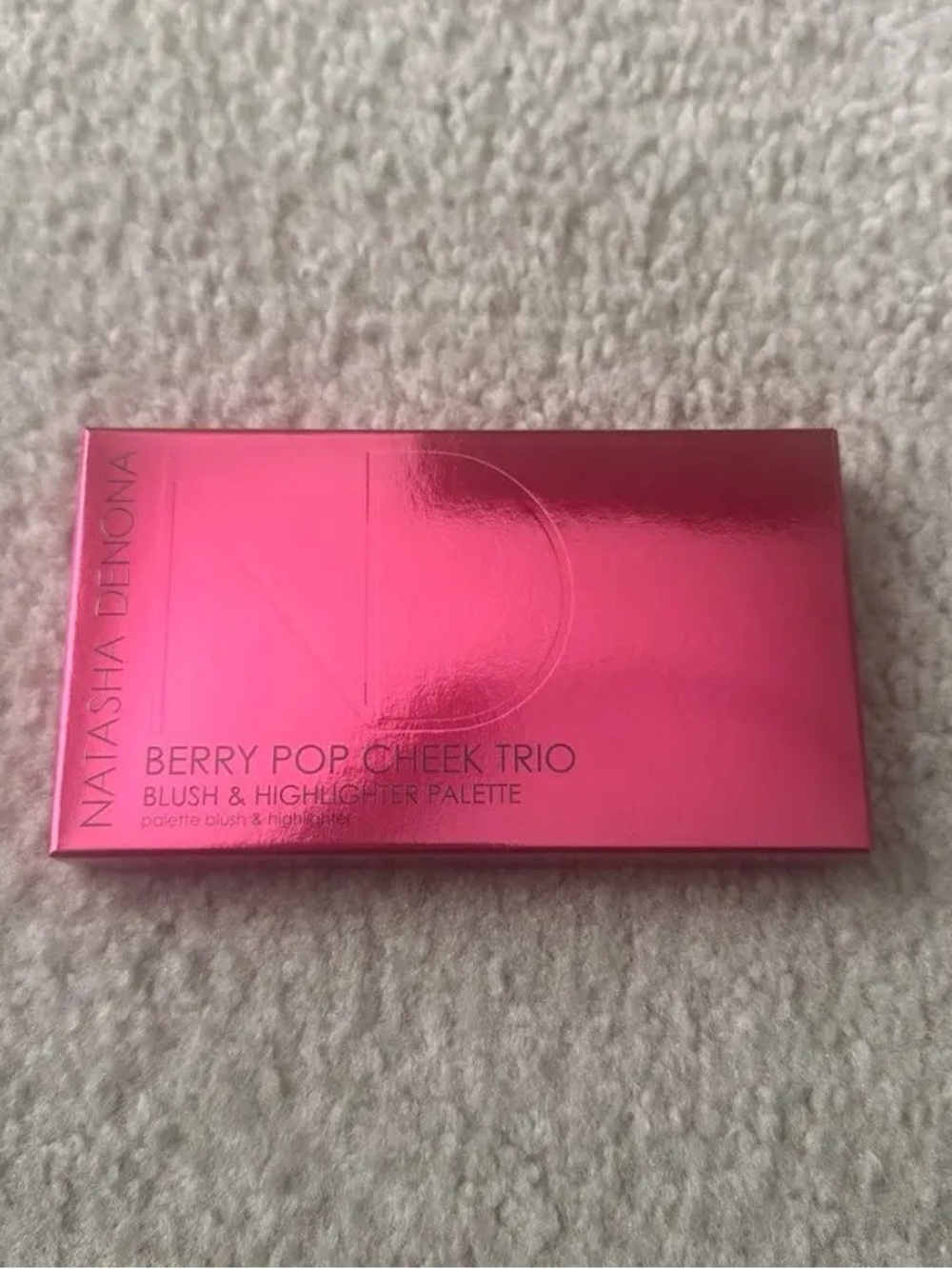 Natasha Denona Berry Pop Cheek Trio Palette - Hot Pink Mirror Finish
